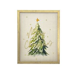 Framed Picture Christmas Tree 28X35Cm