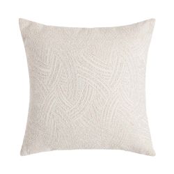 Swirl Cushion 43Cmx43Cm Cream