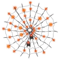 Halloween Web With Spiders 80 Cm