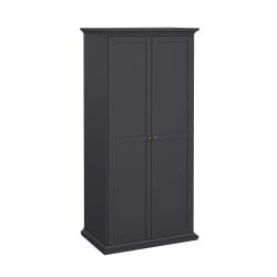 Monacco 2 Door Wardrobe Grey