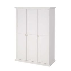 Monacco 3 Door Wardrobe White