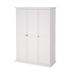 Monacco 3 Door Wardrobe White