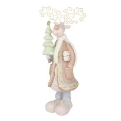 Reindeer Holding Tree 28cm