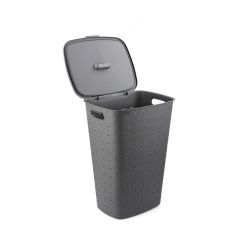 Curver Softex Laundry Hamper 56L Dark Grey