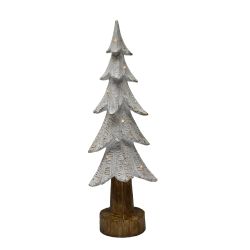 Tree On Stand With Lights 44cm White