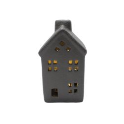 Led Christmas House 11cm Black