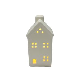 Led Christmas House 14cm White