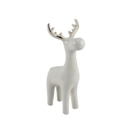 Reindeer 19cm White Gold