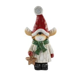 Reindeer With Led Hat 48cm