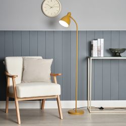 Retro Floor Lamp Mustard