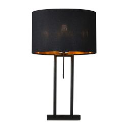 Lonton Hotel Table Lamp - Black