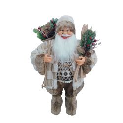 Standing Santa 60Cm Brown