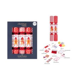 Christmas Gingerbread Family Crackers 10 Pack