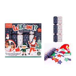 Christmas Who Am I Game Crackers 6 Pack
