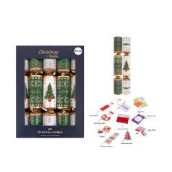 Christmas Tree & Wreath Crackers 10 Pack