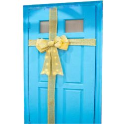 Door Bow 40x60cm Champagne