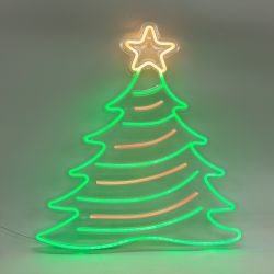 Neon Christmas Tree 41x51Cn