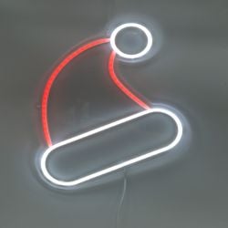 Neon Santa Hat 32x30cm