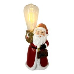 Christmas Resin Santa solar Light