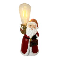 Christmas Resin Santa solar Light