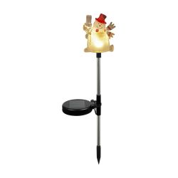 Solar Light Stick Snowman