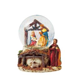 Nativity Water Globe 14X16Cm 2 Asstd