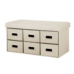 Alba 6 Drawer Box Beige