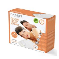 Full Size Kingsize Heated Under Blanket White