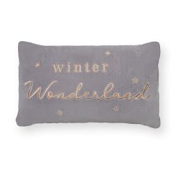 Winter Wonderland Cushion Silver