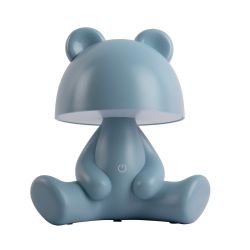 Table lamp Bear LED light blue