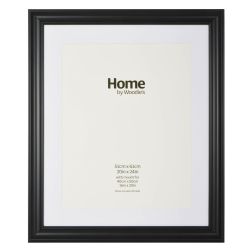 Black Scooped Wide Frame 20 x 24