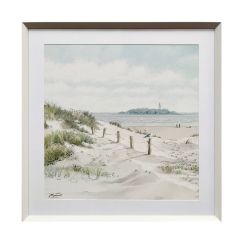 White Sands II 60X60Cm Framed Print