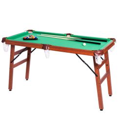 4.5ft Pool Table with Folding Legs