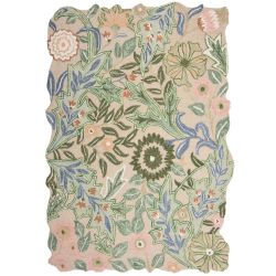 Bryony Shaped Floral Green 200X290