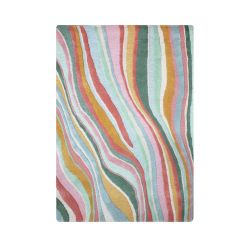 Abstract Flow Pink Green 160X230