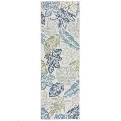Bella Leaf Outdoor Blue Green 80X230