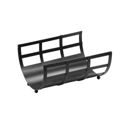DE VIELLE CAGED IRON LOG HOLDER