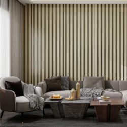 Twin Pack Acoustic Wall Panels 2.4m x 600mm Light Oak