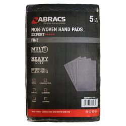 Abracs Flexible Hand Pad 150mm x 230mm Grey -Fine 5pack