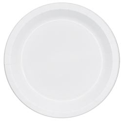White Paper Plates 23cm 20 Pack