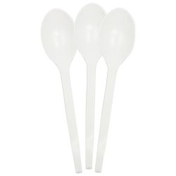 Reusable Spoons White 10 Pack