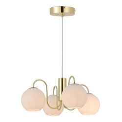 Franca 4 Spot Pendant Brass