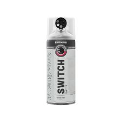 Rust-Oleum Switch 5-in-1 Multi-Surface Spray Paint Silver Grey Satin 400ml