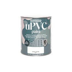 Rust-Oleum uPVC Paint Chalk White Matt 750ml