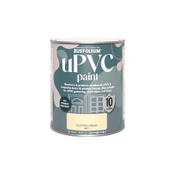 Rust-Oleum uPVC Paint Clotted Cream Matt 750ml