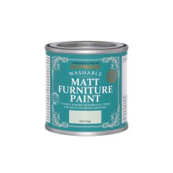 Rust-Oleum Matt Furniture Paint Silver Sage 125ml