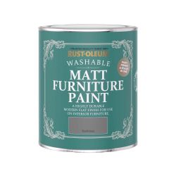 Rust-Oleum Matt Furniture Paint Torch Grey 750ml