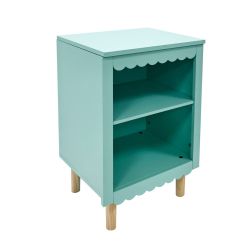 Scallop Nightstand Blue