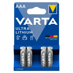 Varta Ultra Lithium Battery AAA 4Pk