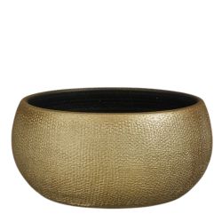Porto Bowl Round Gold Metallic